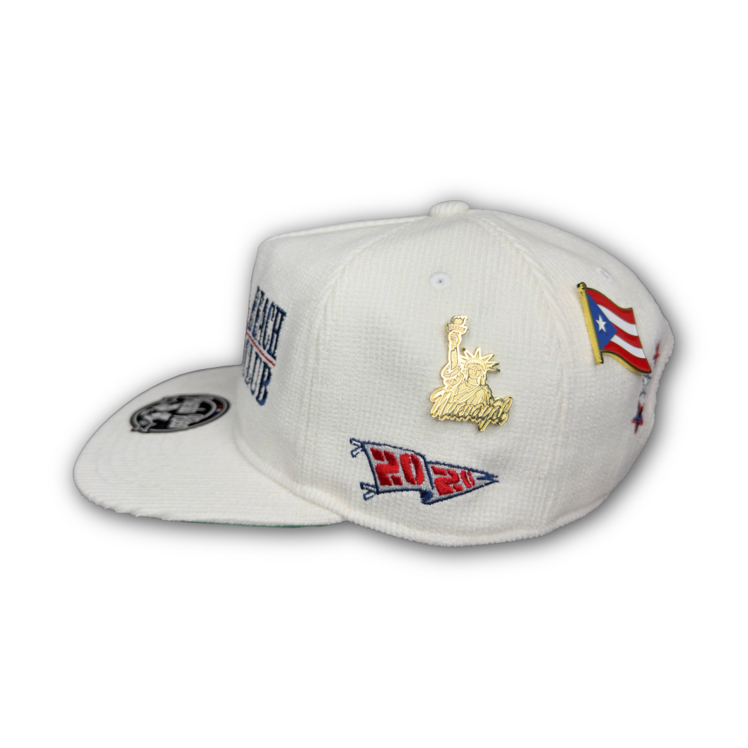 WHITE “CP BEACH CLUB” HAT